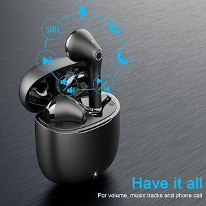 yobola Wireless Earbuds Bluetooth, Headphones HiFi Stereo, IPX5 Waterproof Wireless Earphones Touch Control, Bluetooth Earphones 5.1 Built - image 3