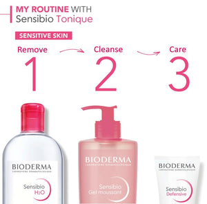 Bioderma Sensibio Foaming Gel Gentle Face Cleanser, Cleansing and Makeup Removing Refreshing Feeling for Sensitive Skin, Unscented, 16.9 Fl Oz - image 5