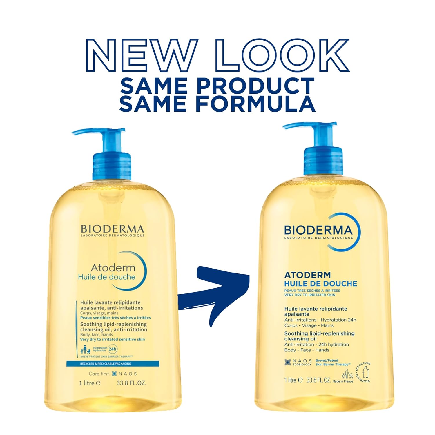 Bioderma Atoderm Shower Oil, Cleansing Oil For Face & Body, Nourishing Cleansing Oil For Dry to Atopic Sensitive Skin For Softer & Smooth Skin For Your Whole Family - image 8