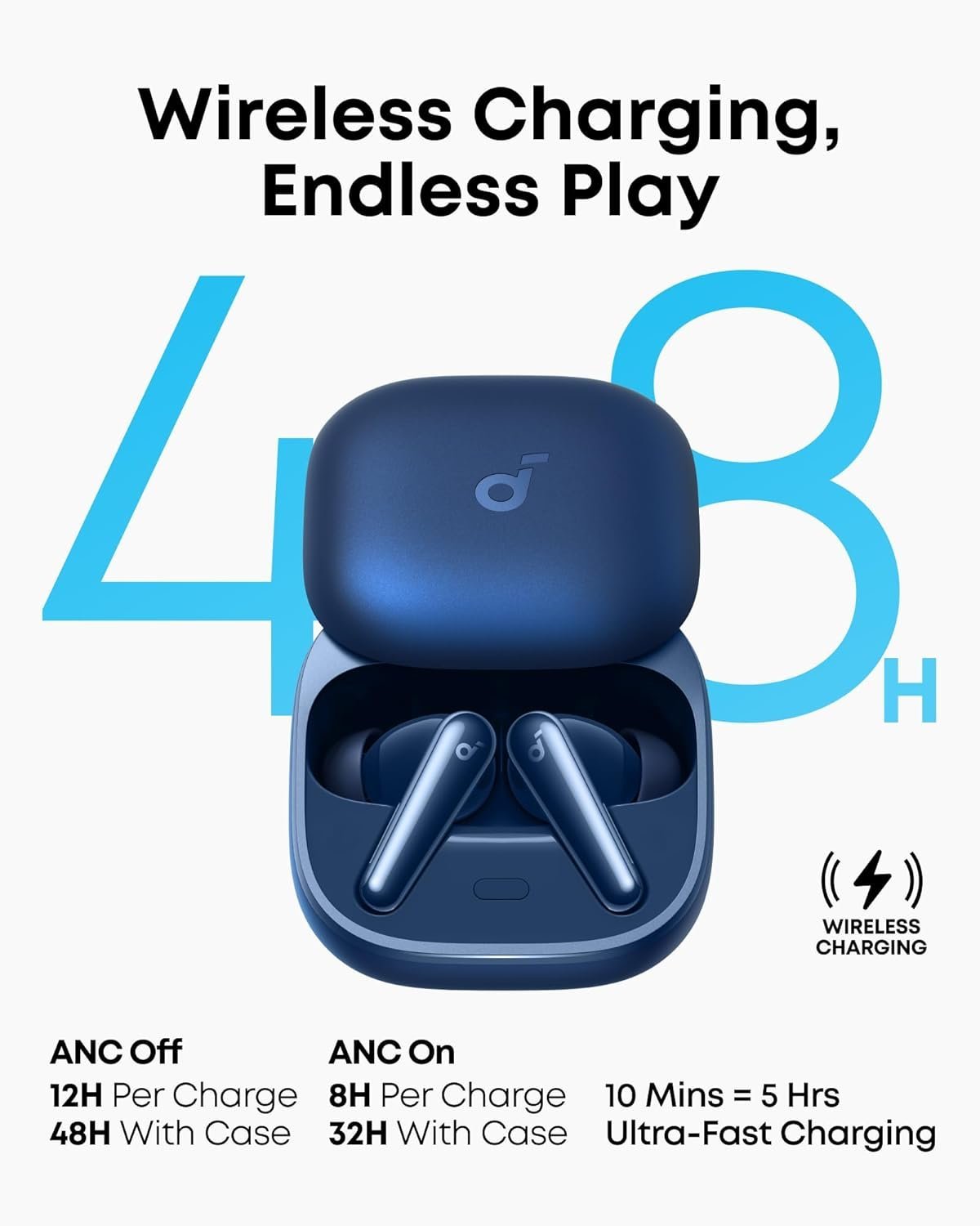 soundcore Liberty 5 by Anker, Noise-Cancelling Wireless Earbuds, 2x Stronger Voice Reduction, Real-Time Adaptive Noise Cancellation - image 3