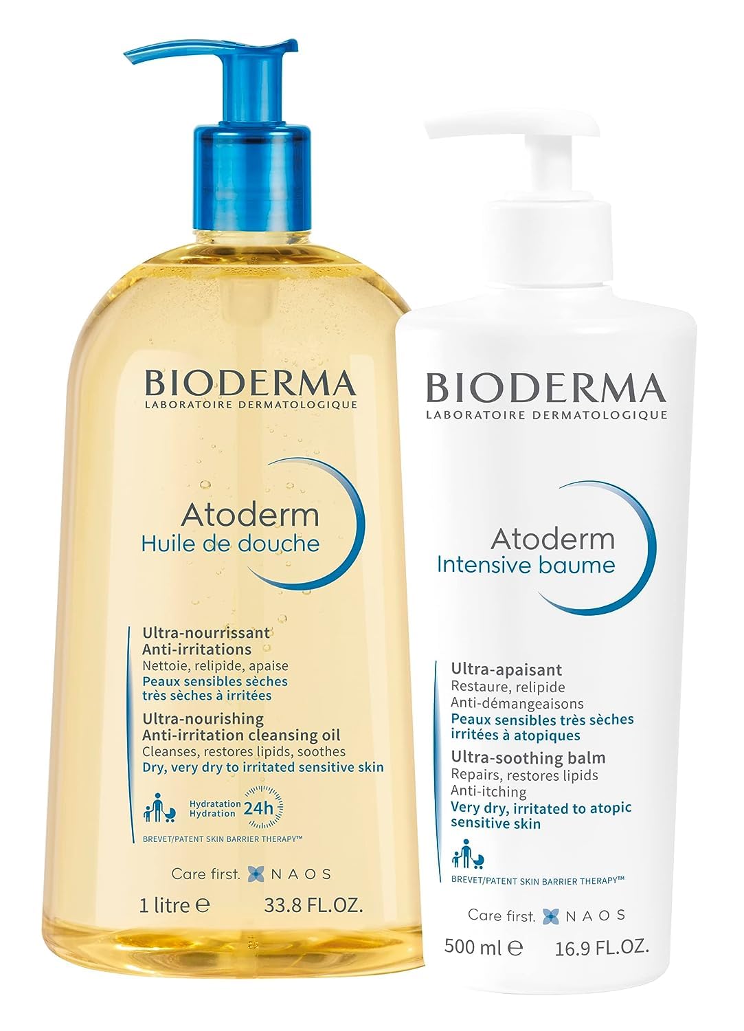 Bioderma Atoderm Shower Oil, Cleansing Oil For Face & Body, Nourishing Cleansing Oil For Dry to Atopic Sensitive Skin For Softer & Smooth Skin For Your Whole Family - image 2